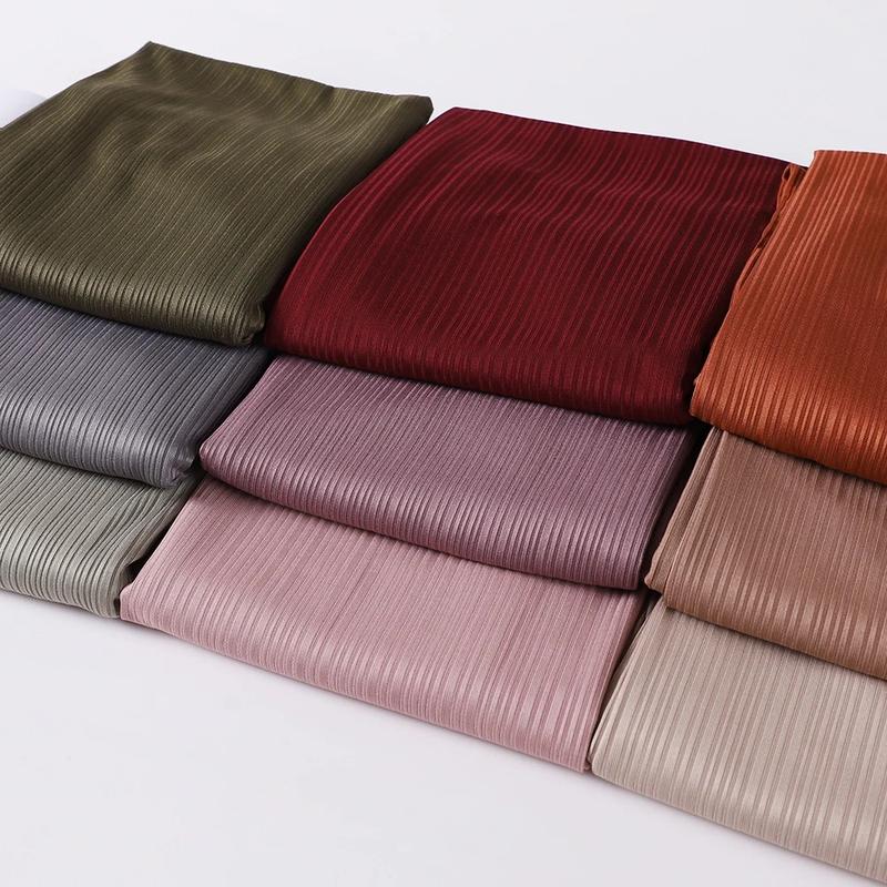 *NEW* PREMIUM Ribbed Jersey Collection Textured STRETCHY Hijab Head Scarf 3