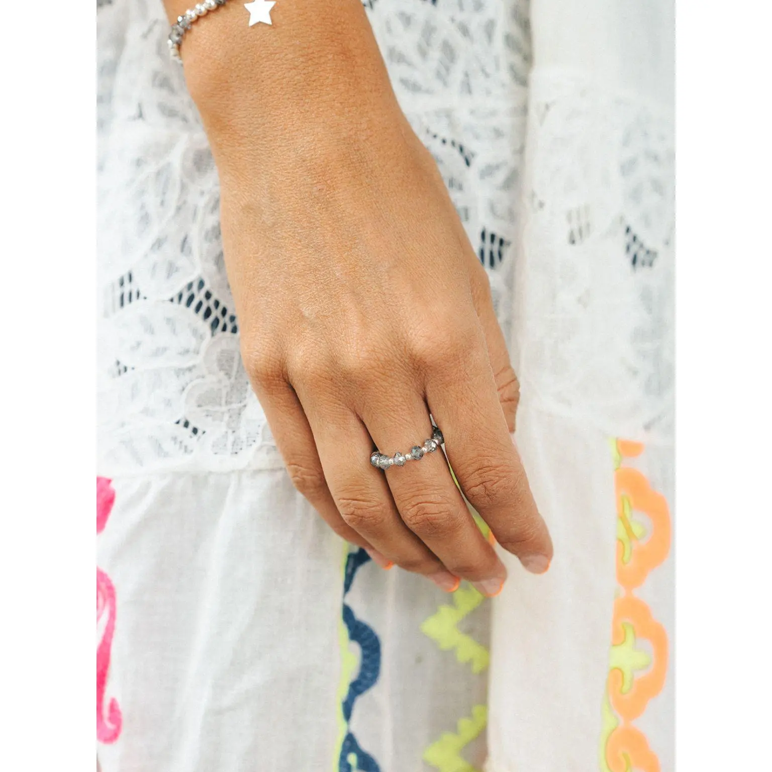 Cassie Navy Ring