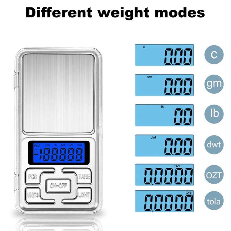 Mini Digital Electronic Scale Pocket Weight LCD Gram Jewellery  0.01g x 200g 2