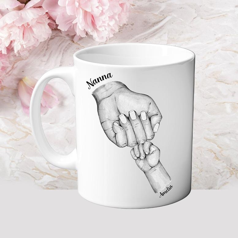 World's Best Nanna/ Nanny/ Gran Personalised Mug/ Cup Mother's Day Gift Double Sided Ceramic Reusable Coffee Drinkware Tumbler Reuse mothers cute 2