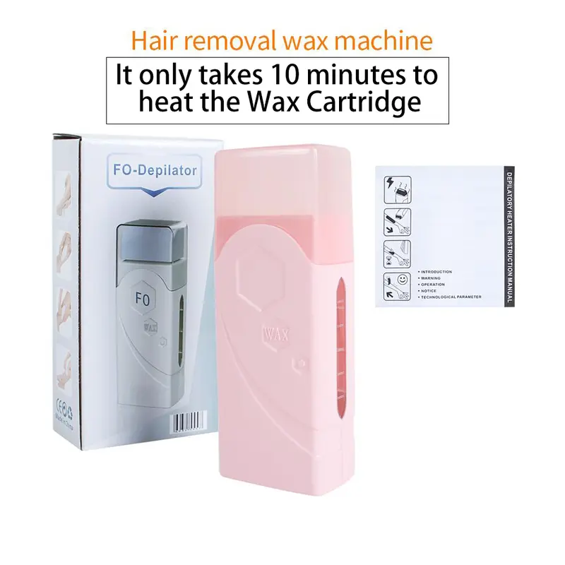 Professional Roll-On Waxing Kit for Women & Men – All-in-One Hair Removal System with Heated Wax Roller, Soft Wax Warmer for Large Body Areas, At-Home Spa Quality 1