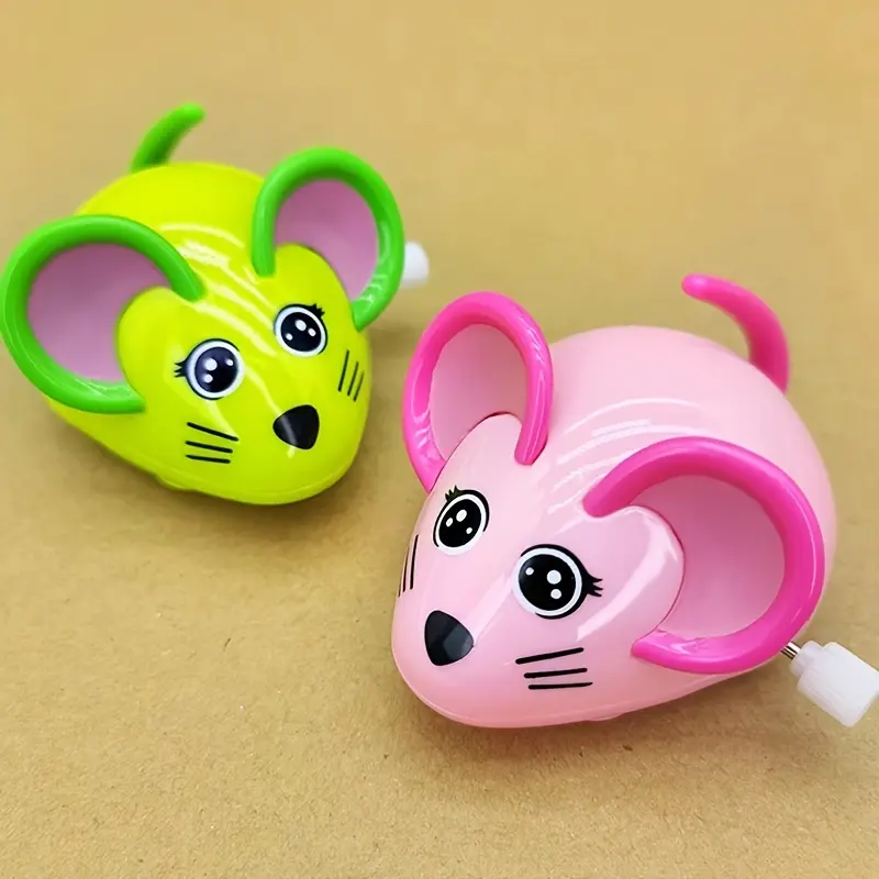 Clockwork Toy Animal String Will Run Cartoon On Chain Plastic Little Mouse Cute Educational Gift Novelty 2