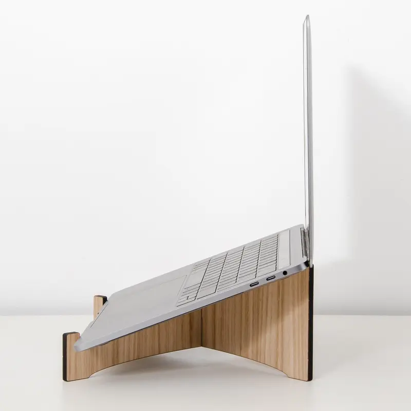 Eco wooden laptop stand 7
