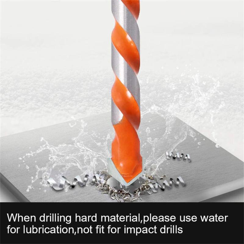 7PCS Professional Masonry Drill Tungsten Carbide Tip Drill Bits, Tile Drill Bits Set, Industrial Strength Tile Drill Bits Set for Tile/Brick/Plastic/Cement/Wood/Glass/ETC (3 4 5 6 8 10 12mm) 5
