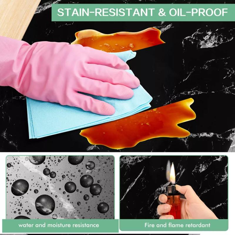 10 Sheets Peel & Stick 3D Tile Stickers Kitchen Bathroom Wall Stickers 60*30CM Decor Decorative Vinyl Decoration 3