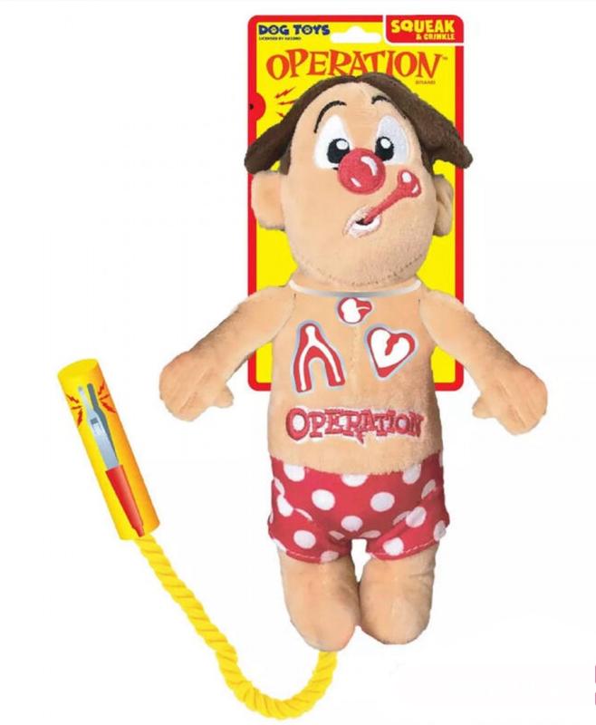 Hasbro - Dog Toys Assorted Designs, Mr Potato Head, Operation Cavity Sam, Hungry Hippo, My Little Pony, PlayDo T-shirt large & Small, Monopoly Mr Moneybags, 2