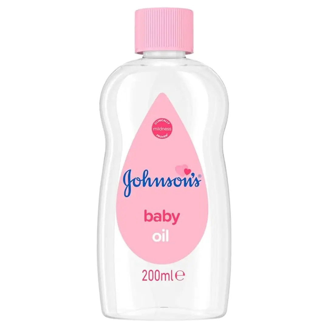 Johnson's Baby Oil 200ml - Moisturizing Baby Oil for Soft Skin