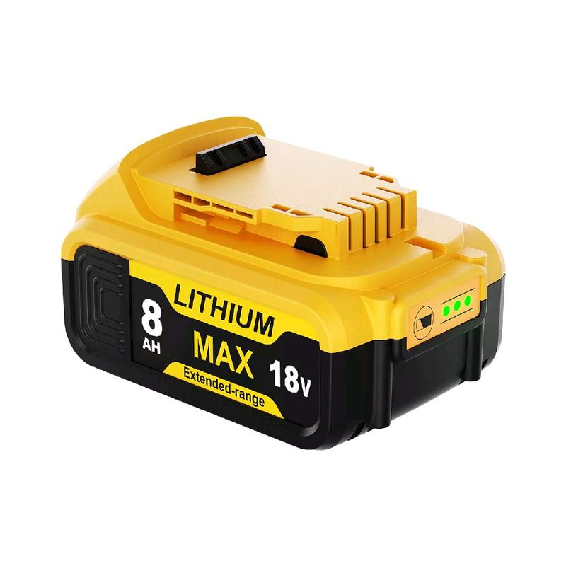 DEWALT DCB182 18V 8.0Ah XR Li-ion Slide Battery for Power Tools 6