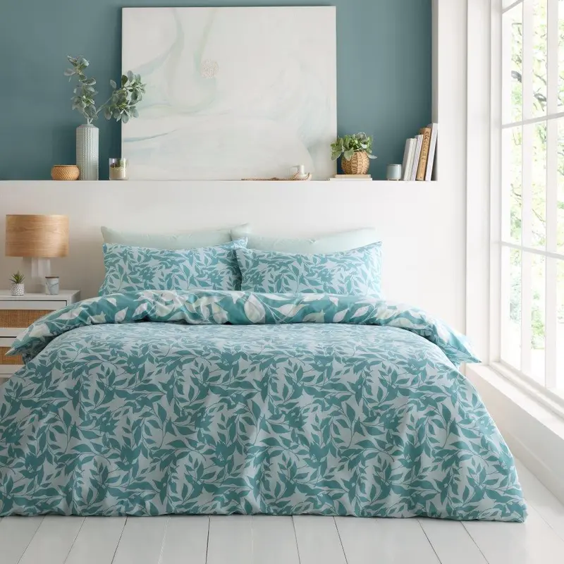 Pretty Heart Reversible Printed Duvet Cover Sets Polycotton Single Double King Superking Size Soft Bedding 3