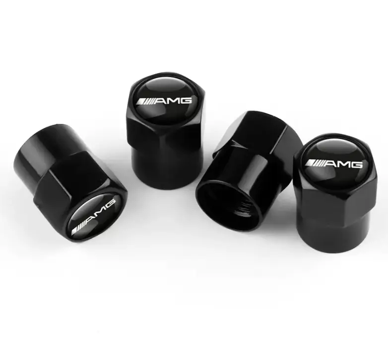 AMG Dust Valve Caps - Universal fit in Black