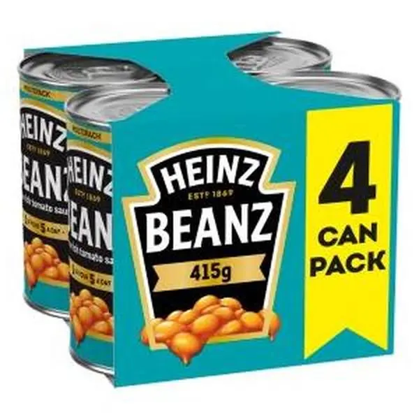 (BBE 01/25) Heinz Beanz 4pk (4x415g)