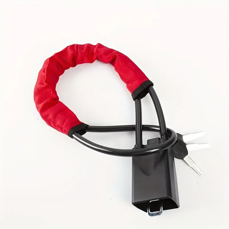 Premium Car Anti-Theft Locking System: Reinforced Steel Cable, Versatile Handlebar Lock, & Adjustable Seat Belt Snap Lock for Maximum Vehicle Security 6