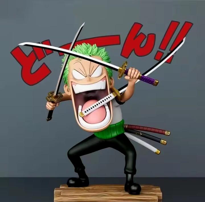 Product Introduction of One Piece Luffy Figures Three Sanji Monkey D Luffy Roronoa Zoro Figurine Statues The Trio PVC Anime Model - 15cm Home Decor 10