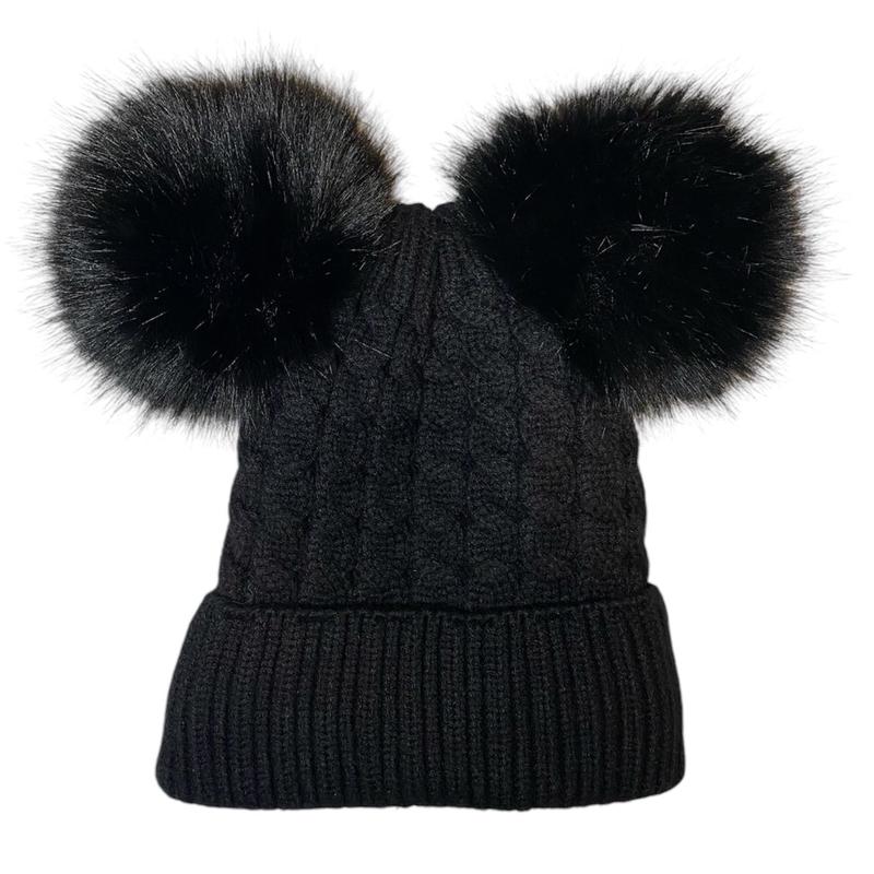 Product Introduction of Girls Double Pom Pom Hats - Age 1 To 5, Kids Fashion Accessories 11