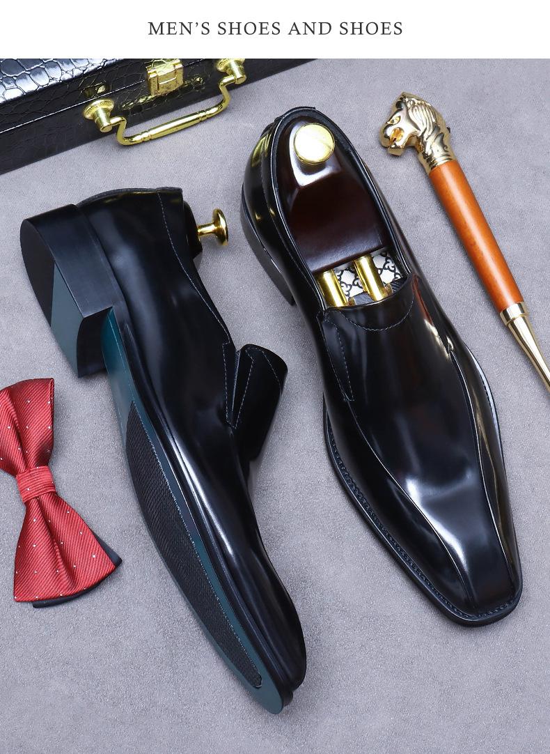 Product Introduction of Business Formal Wear Shoes Cowhide Men's Office Shoes 10