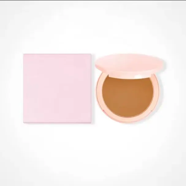 2024 Soft and Bright AirBrush BB Filter Pressed Powder & Concealer: Lightweight, Fine Line Fade, Long-Lasting Foundation Powder for a Radiant, Natural Look Makeup to Dark Skin Cosmetic 3