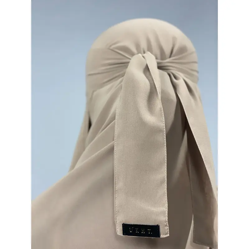 Long Rectangular 2 Layer Niqab | Eye Flap 4