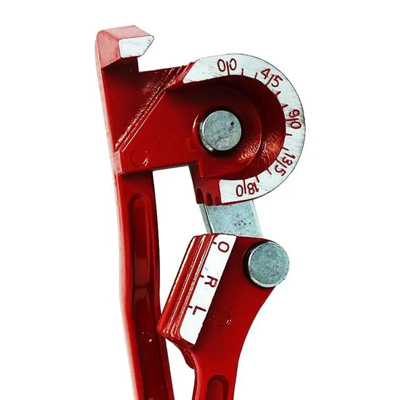 Dapetz Tube Bender 3 in 1 Tubing Bending Tools 6-10mm Manual Pipe Bender For Copper, Aluminum, Brass and Thin Steel Pipes- Red 6