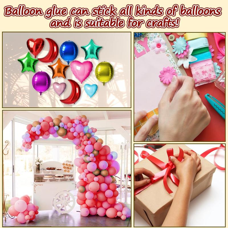 600 PCS Balloon Glue Dots, Removable Balloon Sticky Spots,Extra Strong Glue Dots Double Sided for Birthday Party Wedding Christmas Decorations and DIY Scrapbooking Craft. (600 PCS) 3