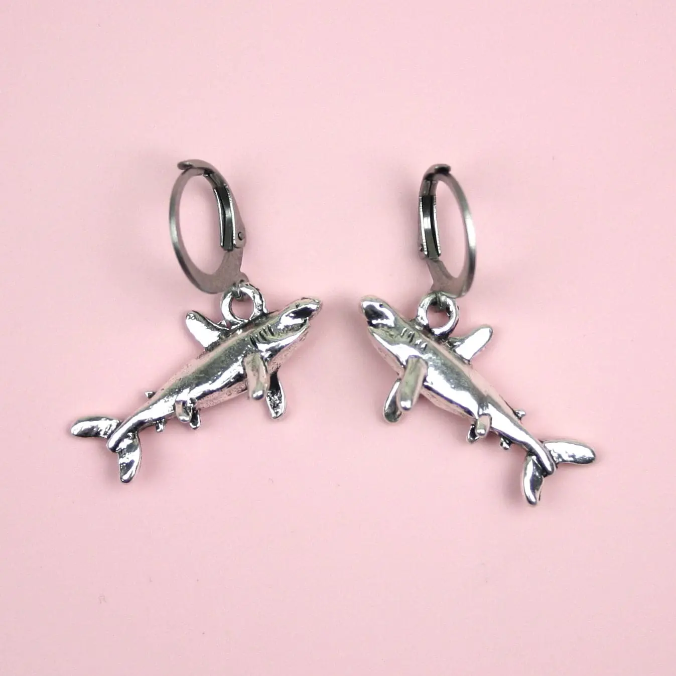 Shark Hoop Earrings