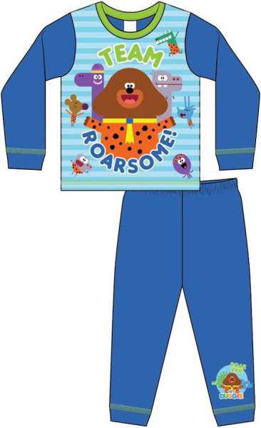 Product Introduction of Hey Duggee Boys Pyjamas Pjs Nightwear Two Piece Set Sleepwear Toddler Kids Childrens Long Sleeve Top Trousers Character Dinosaur Squirrel Club Sublimation Smile 7