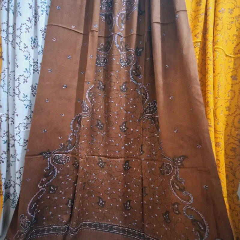 Traditional Pashmina Shawls with Handwork embroidery, Quality Pashmina Shawls, Pakistani Shawls, Available in different colours, Elegant look everyday. 0