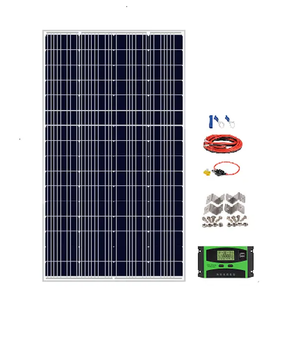 120W Solar Panel Kit with metal brackets