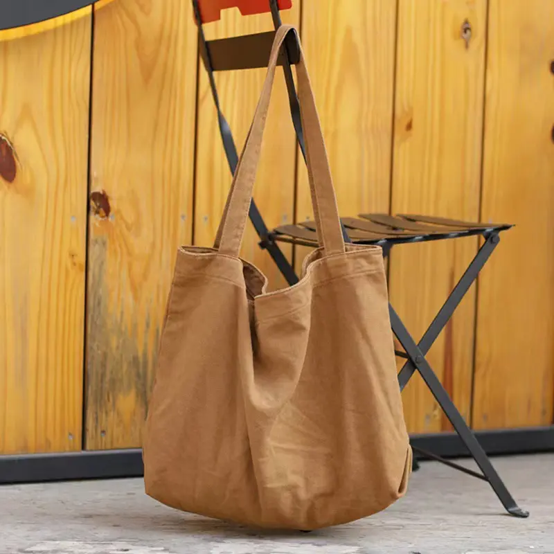 Large Capacity Solid Color Bag, Shopping Bag, Tote Bag, Shoulder Bag 0