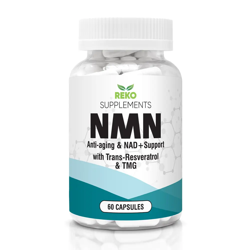 99.9% Pure NMN capsules, NMN  500mg + Resveratrol 150mg + TMG 100mg NAD+ 60 Capsules , High Strength NMN supplements,