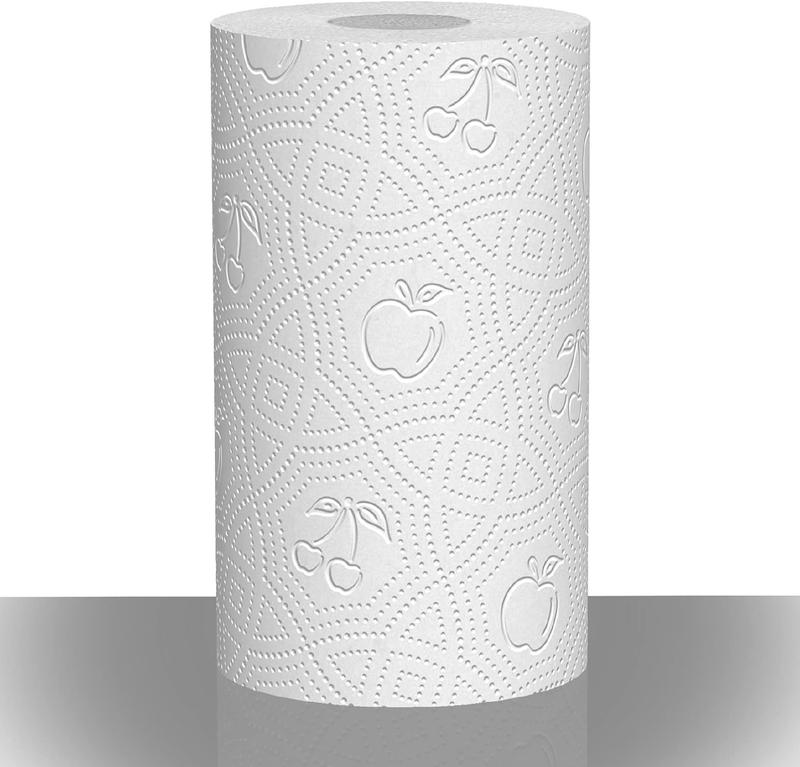 24 kitchen Roll / Towel 2 Ply 10M Per roll - Splash Strong Super Absorbent printed Design - 24 rolls pack (4x6 Case Pack) 3