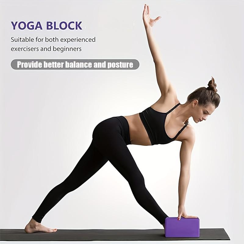 ORACEGRA        1pcs High-Density EVA Yoga Bricks to Boost Flexibility in Pilates and Stretching - Perfect for Home Gym and Training 7