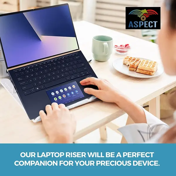 Aspect 8 Angles Adjustable Foldable Laptop Holder Suitable for All Laptops 5