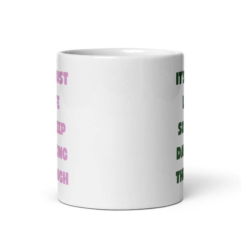 Dancing Through Life Mug Wicked Movie Musical Wicked Jonathon Bailey Wicked Mug It's Just Life So Keep Dancing Through work  mug novelty  mugs 5