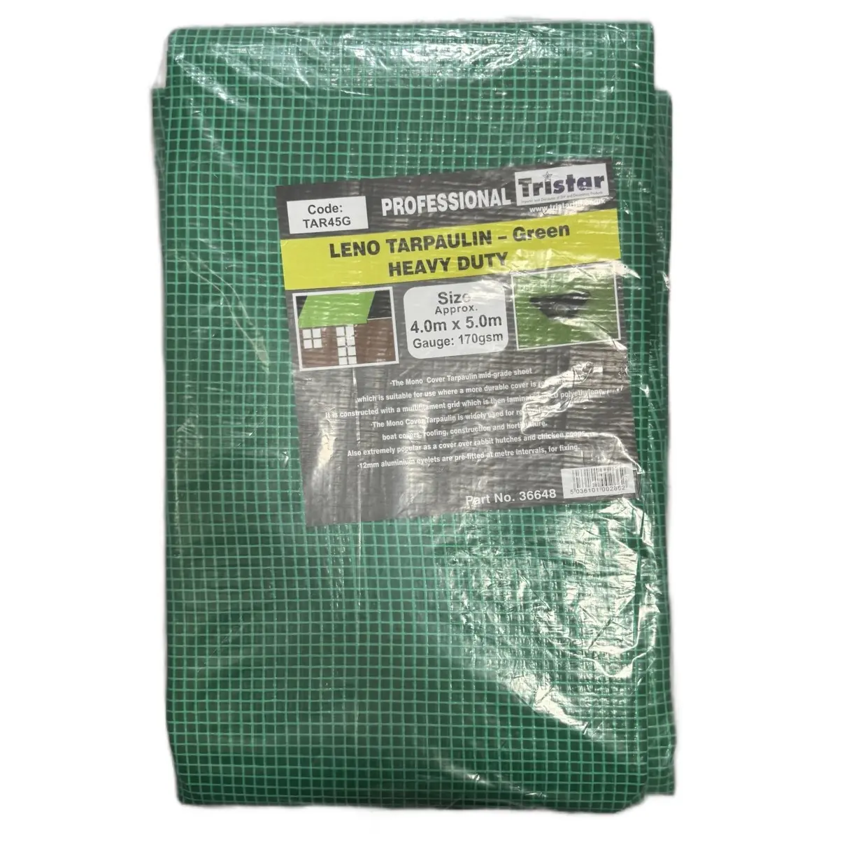 Tristar Leno Tarpaulin (Approx. 4m x 5m - Gauge: 170GSM)