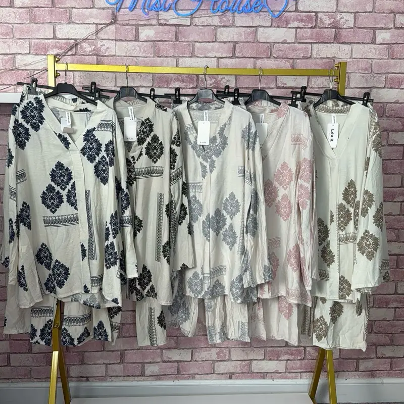 Mist House Fashion | Amira Boho Luxe 2-Piece Set (UK 8-16) Womenswear Comfort 1