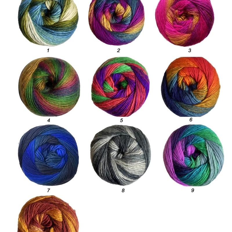Knitco Elegant Dk 100% Acrylic Yarn Ombré Effect 1 x 150g - 420m crochet uk 0