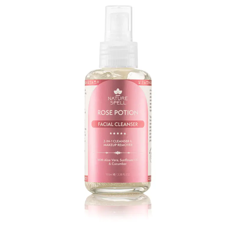 Nature Spell Rose Potion Aloe Vera Cleanser 100ml 1