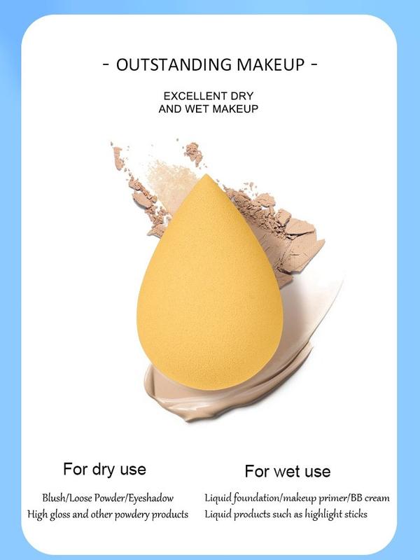 Makeup Sponge 7 Pcs Set for Liquid, Cream, and Powder, Enhanced Make Up Application, Ideal Gift,Multi-colored 8