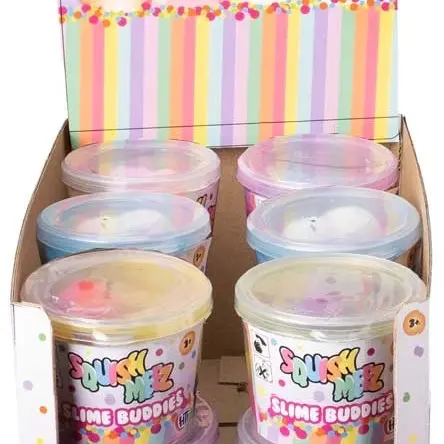 1x Random Slime Buddies with Squishy on Top - Classic & Novelty Toy 3