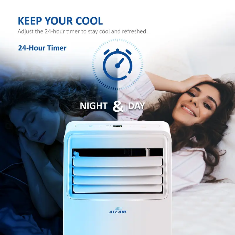 ALLAIR 5000BTU Smart Portable Air Conditioner Unit Remote - App control 6