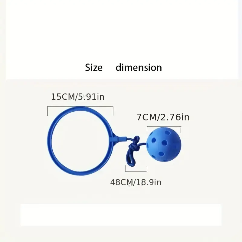 Lemon jump ball swing ball Tie foot with bounce sense system training equipment game props bounce ankle ring bounce fitness ball magic wheel Christmas, Halloween Gift 6
