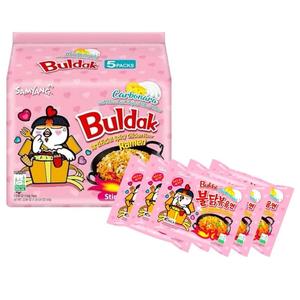 Halal Samyang Buldak Hot Chicken Carbonara Noodles 1/5/10/ PCS,SAMYANG RAMEN,BULDAK NOODLES, CARBONARA NOODLES Pansit Food Instant Spicy hot chiken instant noodle buldak ramen, fire noodles buldak bokkeum,new samyang noodles