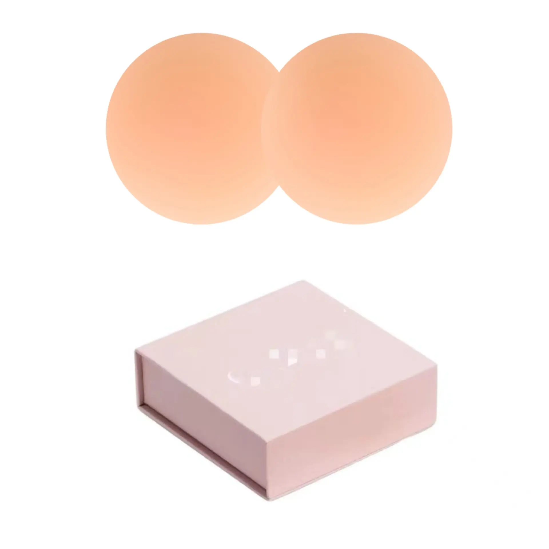 CAKES Body Grippy-not-sticky Seamless Covers Solid Silicone Breastplates Lightweight and Invisible with Adhesive
