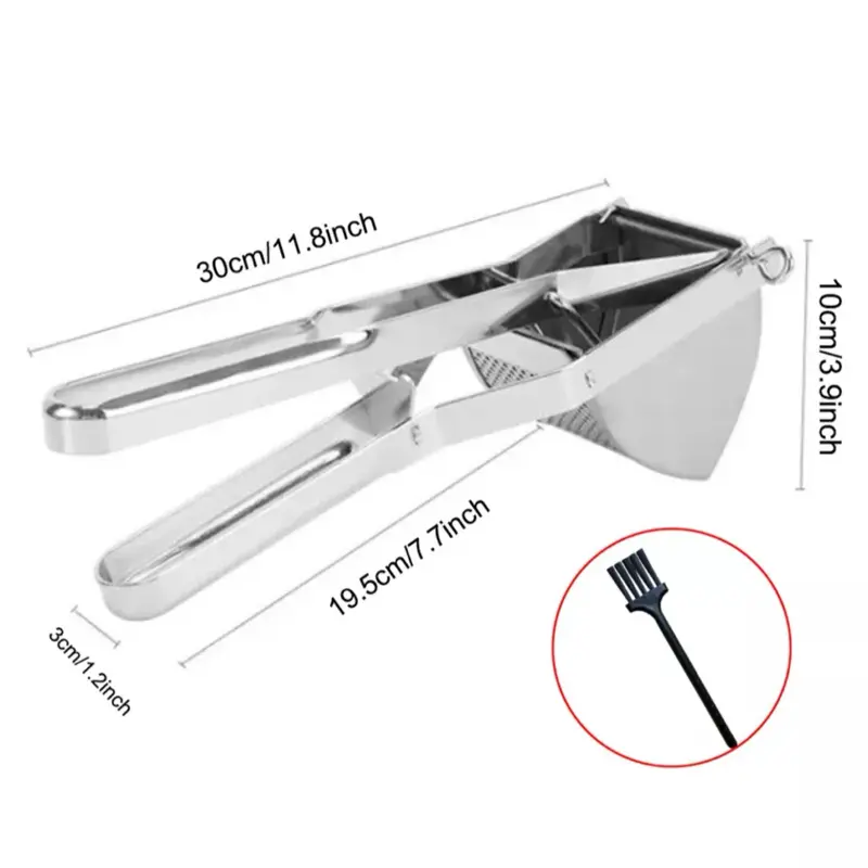 Heavy Duty Steel Potato Ricer Puree Masher Juicer for Kitchen Utensils 1