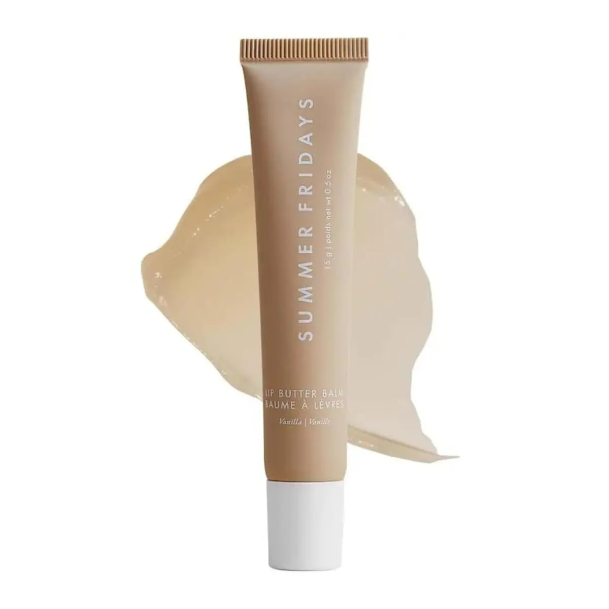 Summer Fridays Tinted Lip Butter Balm - Conditioning Vegan Lip Balm for Instant Moisture, Shine & Hydration - Sheer-Tinted, Soothing Skincare - Pink Sugar (.5 Oz) Comfort Hydrate Moisturizer Moisturizing Hydrating