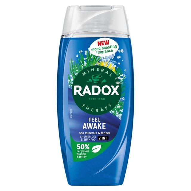 6 x Radox Feel Awake for Men 2in1 Shower Gel 250ml 1