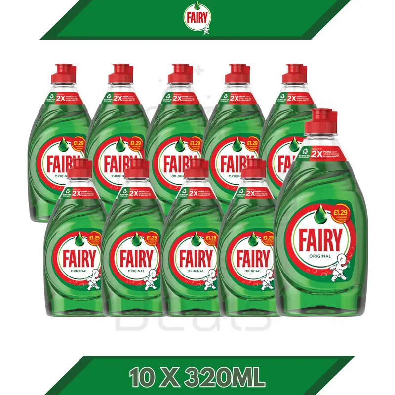 Fairy Washing Liquid All Variety 10 X 320ML Bulk Pack 1