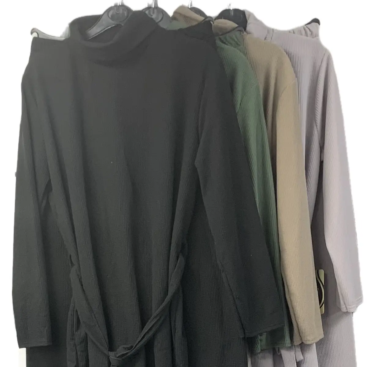 Women’s high roll neck co-ord trouser set ladies long sleeve baggy top outfits Dress Womenswear