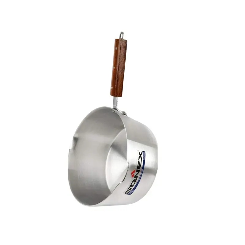 Sonex Aluminium steel Milk Pot |  Chef's Stainless Steel Milk Pan  1 Litre, 1.5  Litre 2.5  Litre 8
