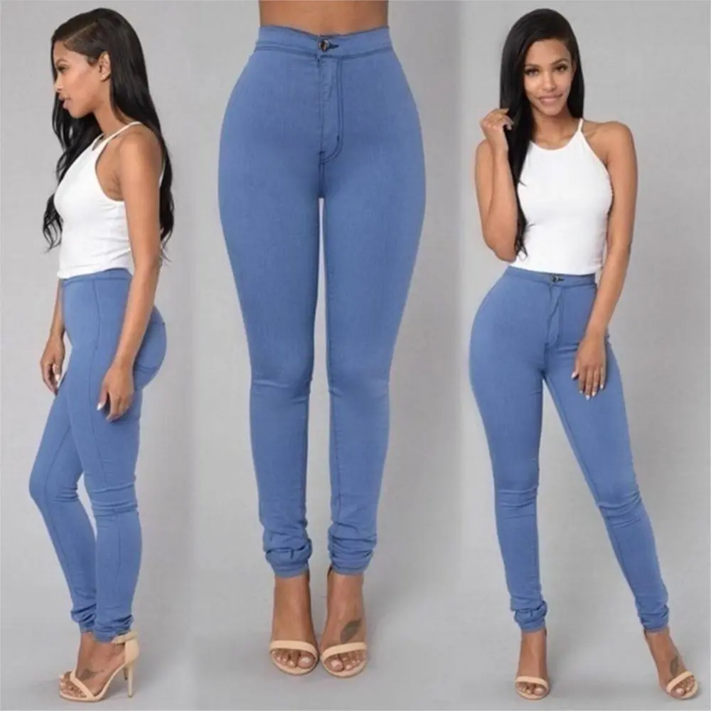 Spring Summer Leggings Thin High Waisted Elastic Pencil Pants For Women's New Skinny Retro Simple Casual Sports Longjeans Female